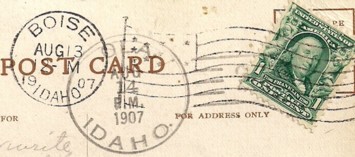 1907 Ola postmark