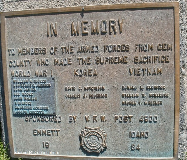 memorial plaque